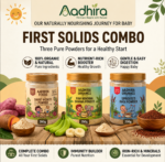 Organic First Solids Baby Food Combo Pack | Sweet Potato, Raw Nendran Banana & Sprouted Ragi Powder